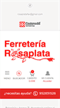 Mobile Screenshot of ferreteriarosaplata.com